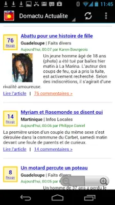 Guadeloupe Actualite android App screenshot 2